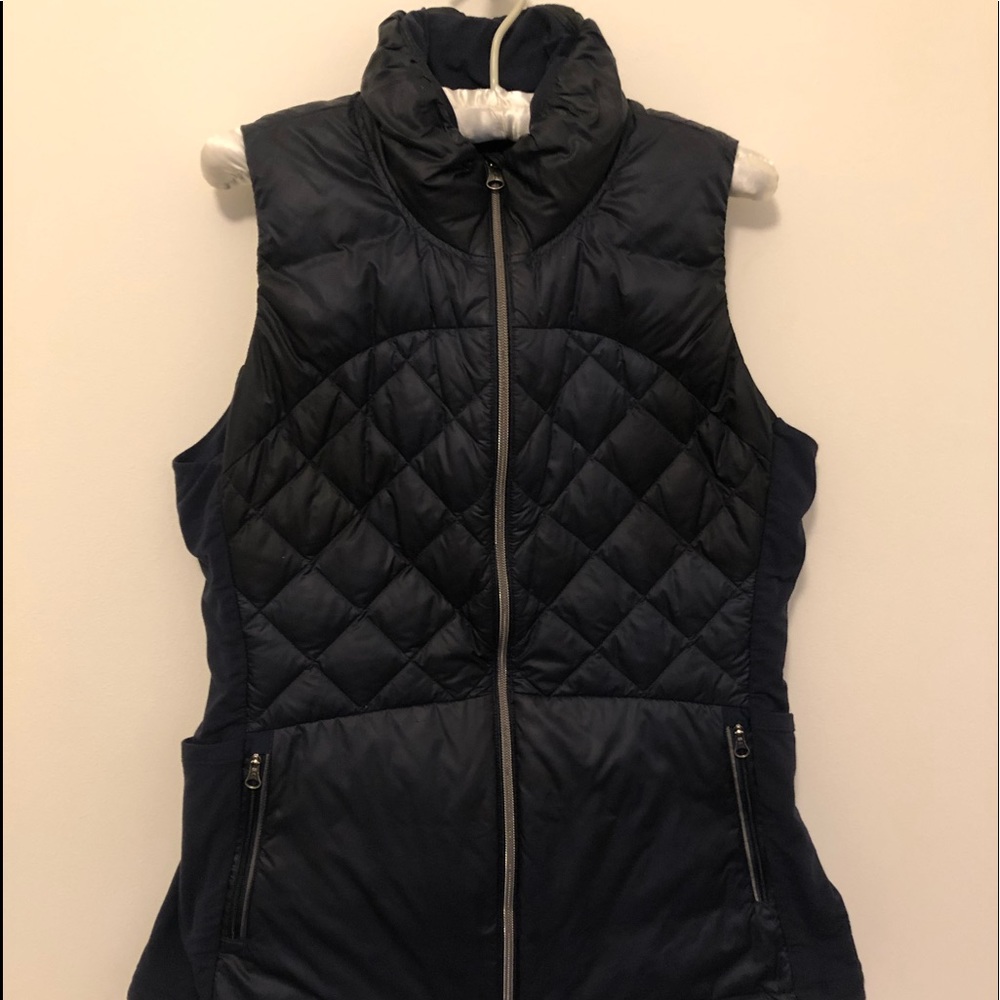Lululemon Navy Down Vest, Sz 10